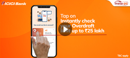 InstaOD Plus - Instant Overdraft up to Rs.25 lakh