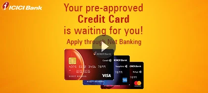 How do I apply for Instant Credit Card on Netbanking?