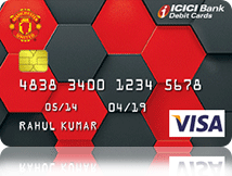 Manchester United debit card
