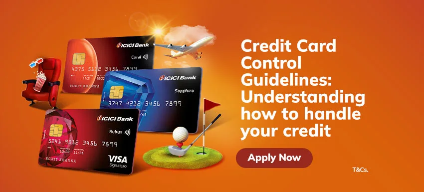 Credit Card control guidelines