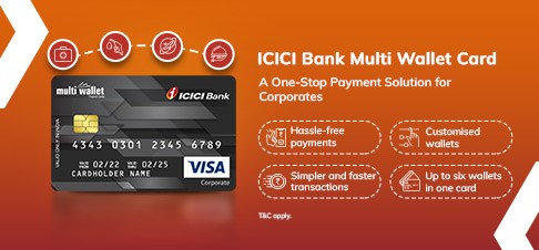 ICICI Bank Multi Wallet Prepaid Card