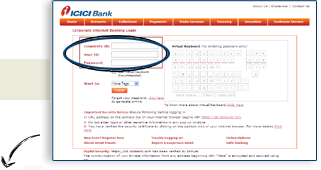 Enter Your corporate ID, User ID & Password and Login