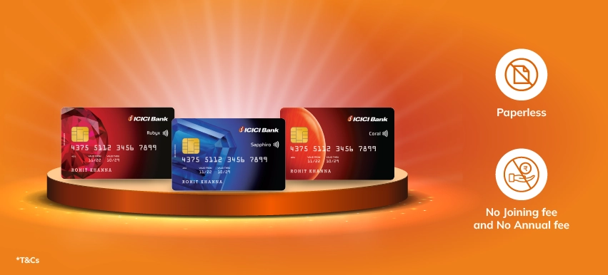Lifetime Free Credit Card Online | ICICI Bank