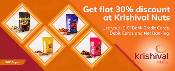 Get flat 30% discount at Krishival