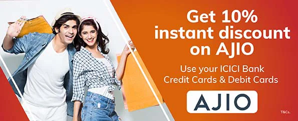 Get 10% instant discount on AJIO