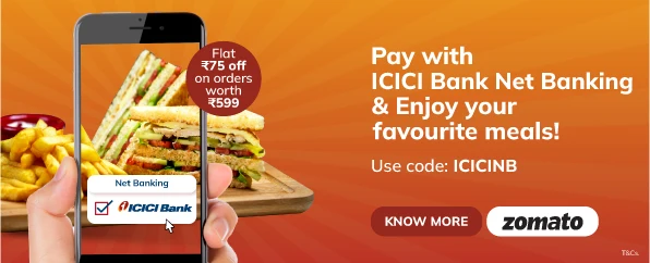 Treat Yourself With This Zomato Offer With ICICI Bank!