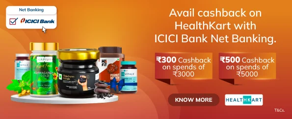healthkart.com - Up to ₹500 Cash Back