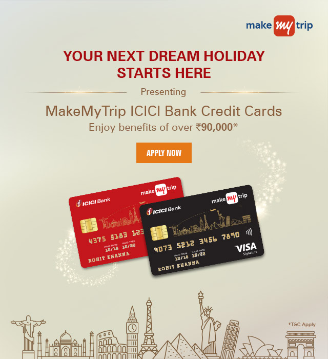 Makemytrip Credit Cards By Icici Bank - 