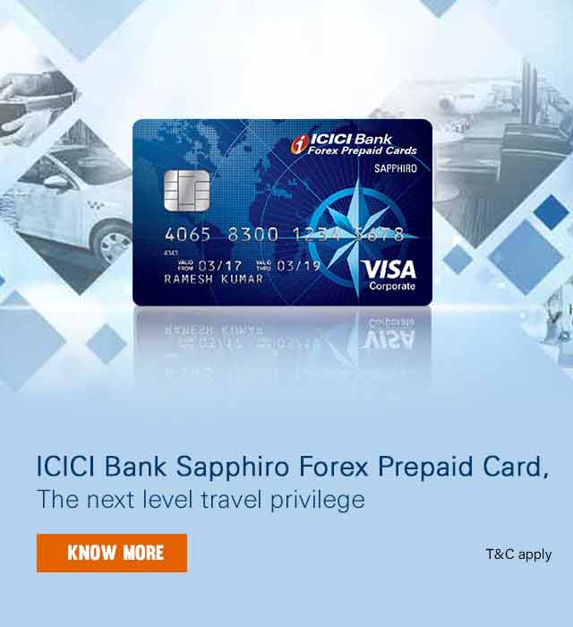 Travel Card Login Page Icici Bank - 