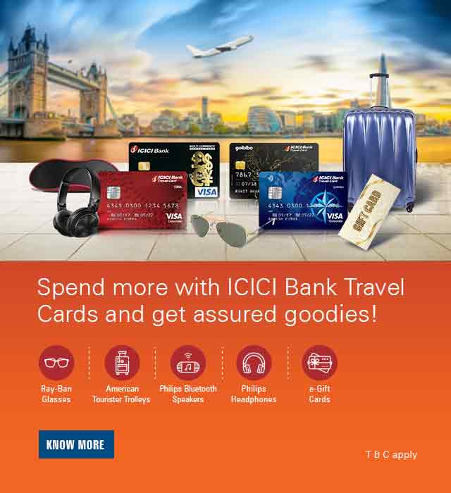 Benefits Of Travel Cards Icici Bank - 