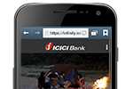 Mobile Banking through m.icicibank.com